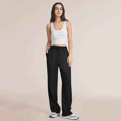 Liselot - Women's Loose Fit Wide Leg Trousers