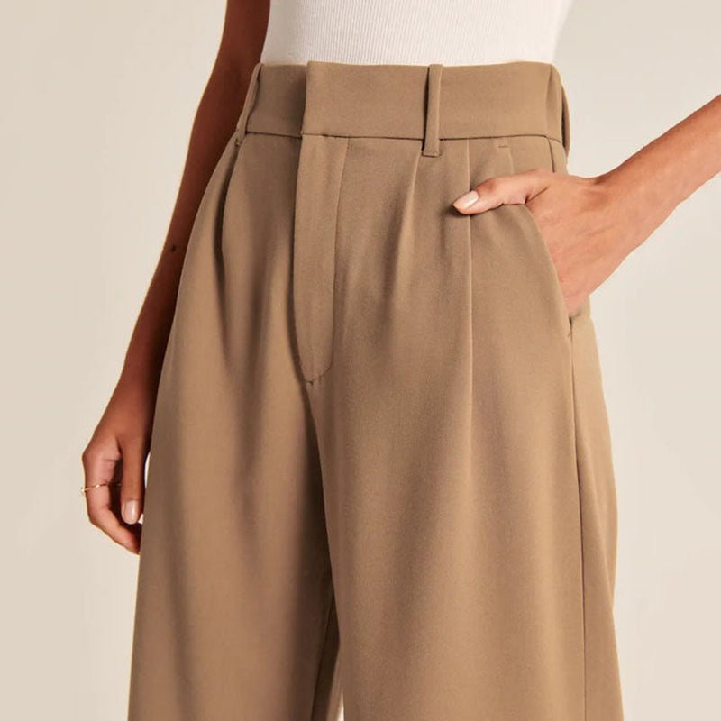 Liselot - Women's Loose Fit Wide Leg Trousers