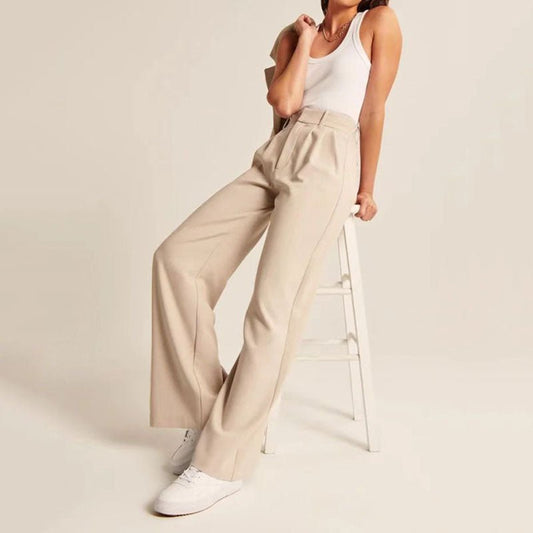 Liselot - Women's Loose Fit Wide Leg Trousers