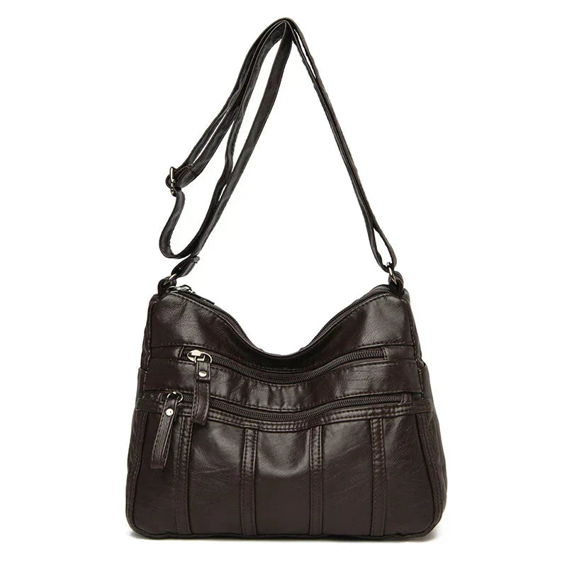 Nina - Soft Leather Crossbody Bag