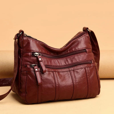 Nina - Soft Leather Crossbody Bag