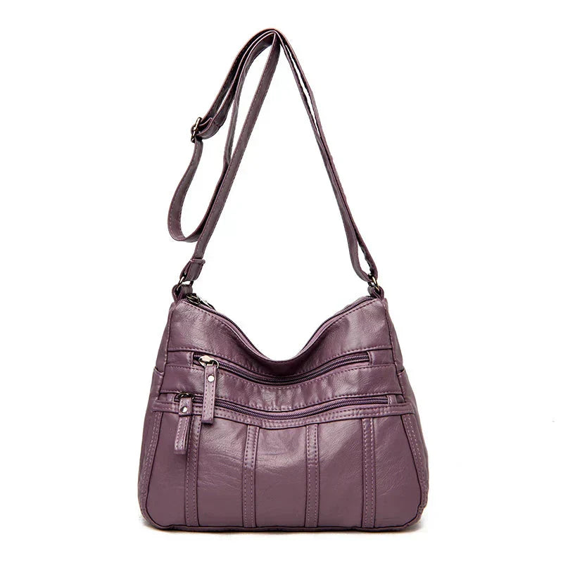 Nina - Soft Leather Crossbody Bag