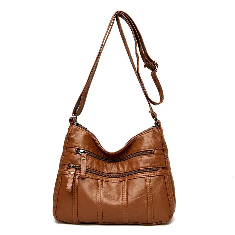 Nina - Soft Leather Crossbody Bag