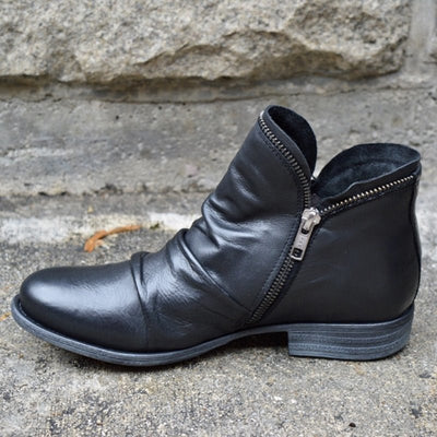 Zipped Everyday Leather Boots